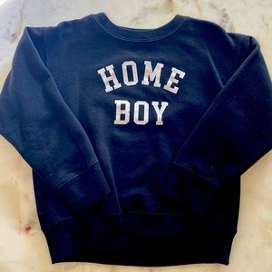 Lenox James home boy crew neck sweatshirt size 4T
